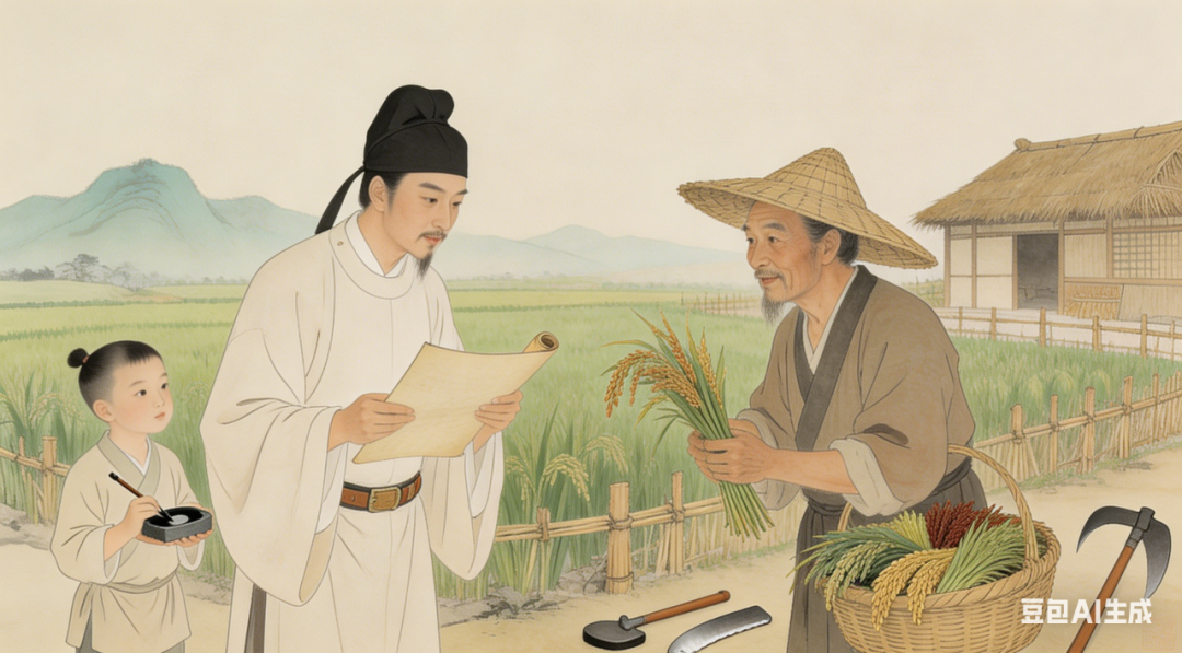 曾安止走访老农